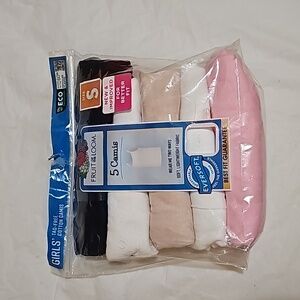Fruit of the Loom Girls Size Small Rot 1 Daywear Cami, 1 Pack of 5 New